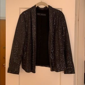 Zara sequined open jacket